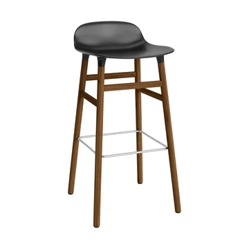 Form baarituoli saksanpähkinäjalat 75 cm - musta - Normann Copenhagen
