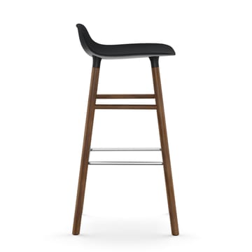 Form baarituoli saksanpähkinäjalat 75 cm - musta - Normann Copenhagen