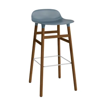 Form baarituoli saksanpähkinäjalat 75 cm - Valkoinen - Normann Copenhagen