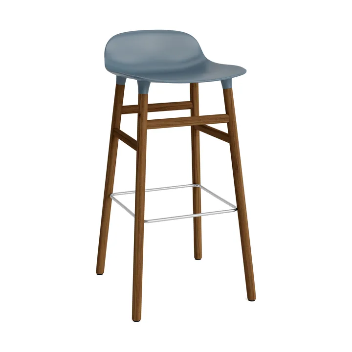Form baarituoli saksanpähkinäjalat 75 cm - Valkoinen - Normann Copenhagen