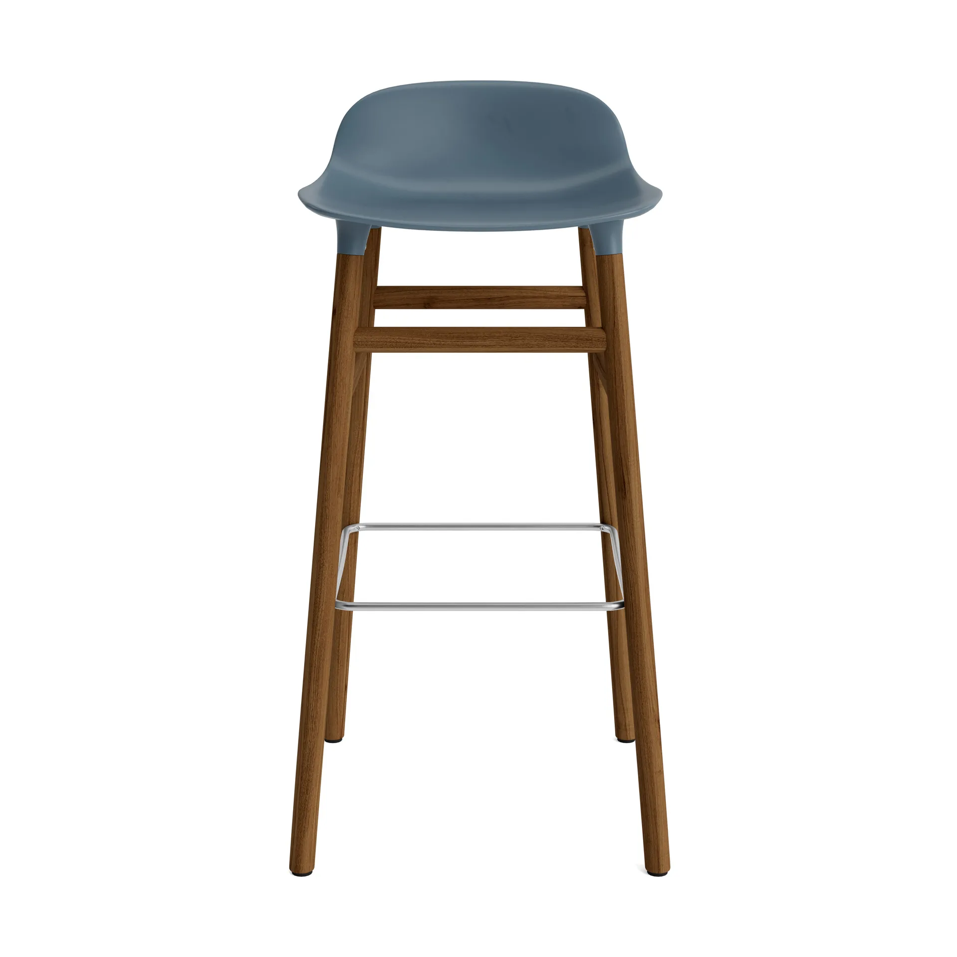 Form baarituoli saksanpähkinäjalat 75 cm, Valkoinen Normann Copenhagen