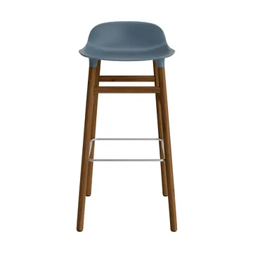 Form baarituoli saksanpähkinäjalat 75 cm - Valkoinen - Normann Copenhagen