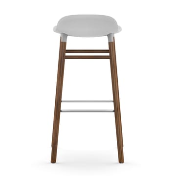 Form baarituoli saksanpähkinäjalat 75 cm - valkoinen - Normann Copenhagen