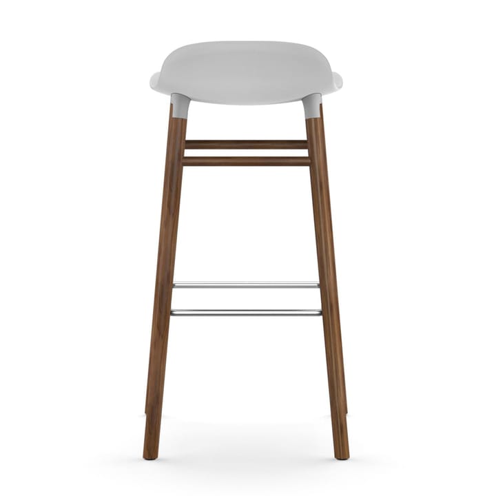 Form baarituoli saksanpähkinäjalat 75 cm, valkoinen Normann Copenhagen