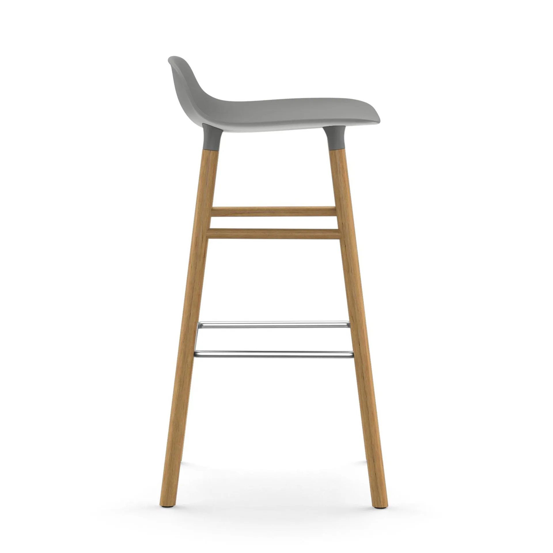 Form baarituoli tammijalat 75 cm, harmaa Normann Copenhagen