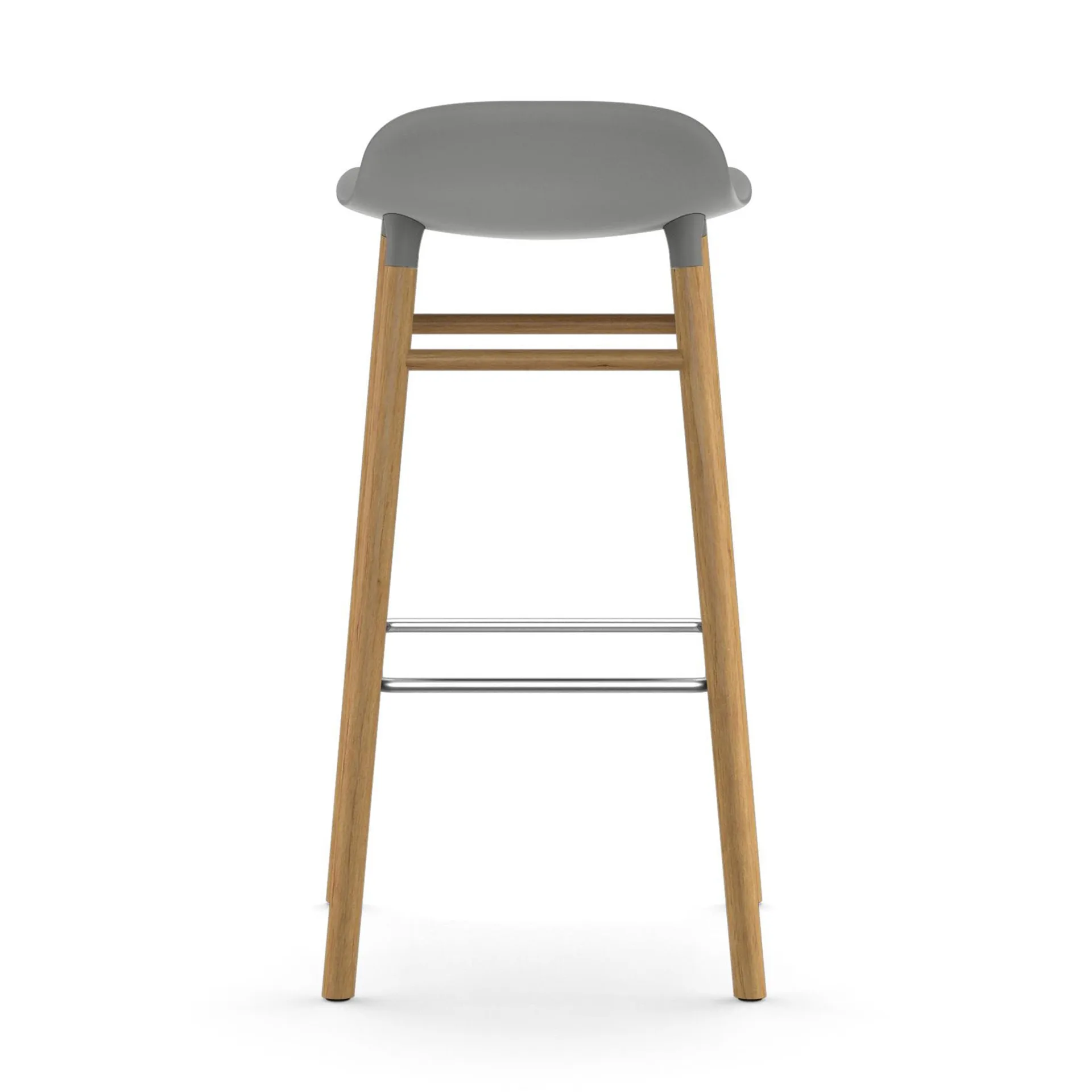 Form baarituoli tammijalat 75 cm, harmaa Normann Copenhagen