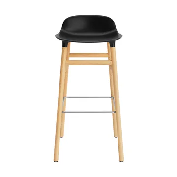 Form baarituoli tammijalat 75 cm - musta - Normann Copenhagen