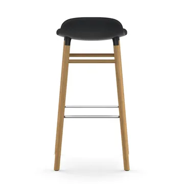 Form baarituoli tammijalat 75 cm - musta - Normann Copenhagen