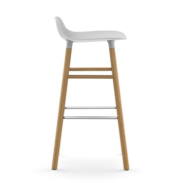 Form baarituoli tammijalat 75 cm - valkoinen - Normann Copenhagen