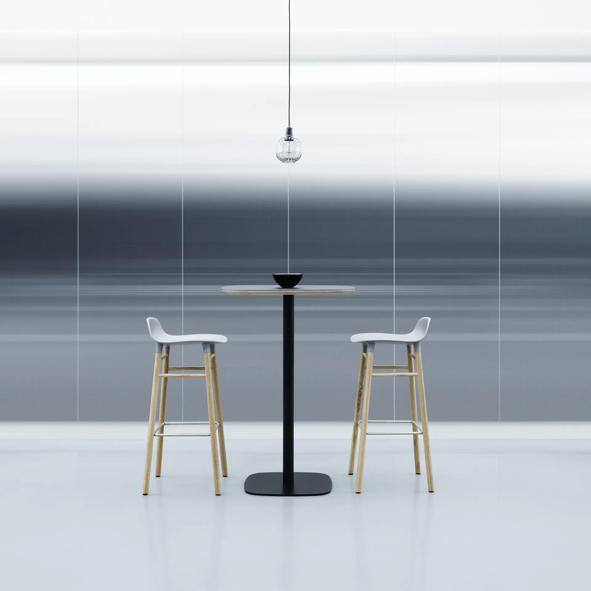 Form Chair baarijakkara Jalat tammea, harmaa Normann Copenhagen