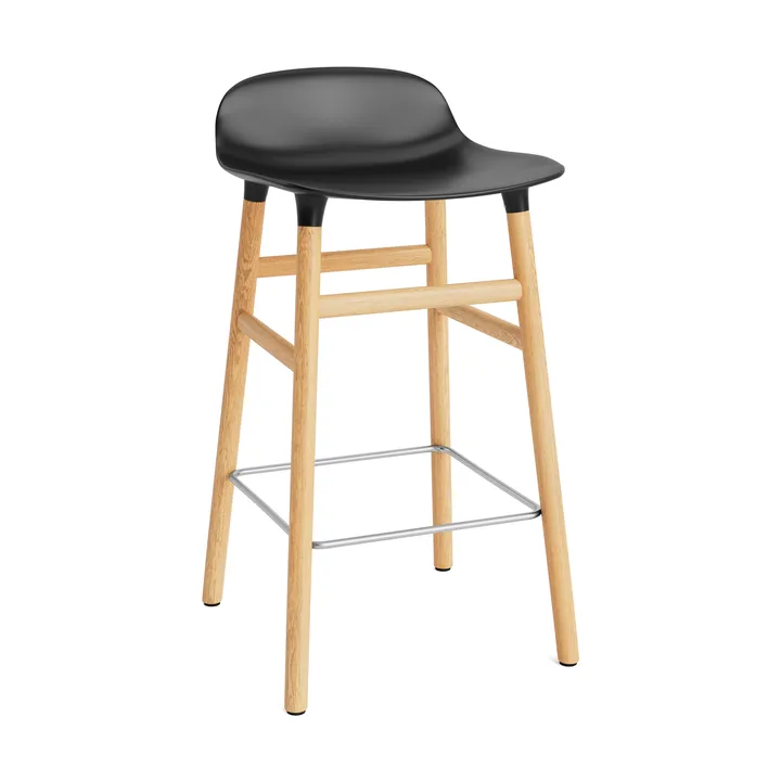 Form Chair baarijakkara Jalat tammea - musta - Normann Copenhagen