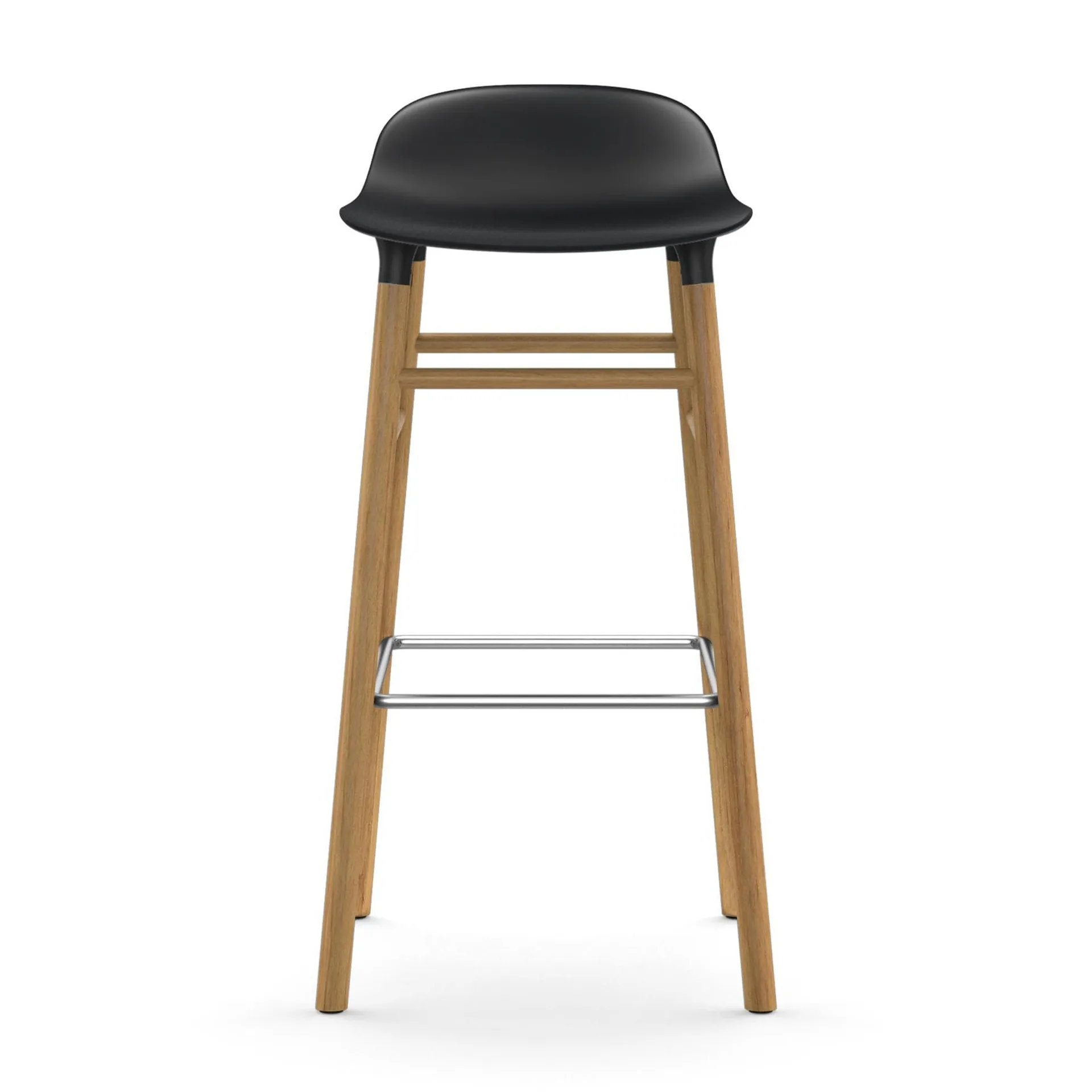 Form Chair baarijakkara Jalat tammea, musta Normann Copenhagen