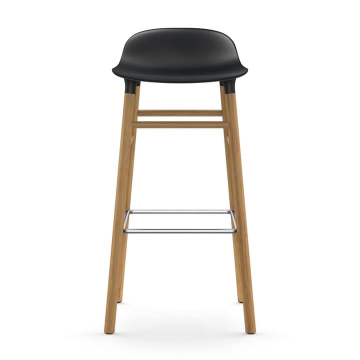 Form Chair baarijakkara Jalat tammea, musta Normann Copenhagen