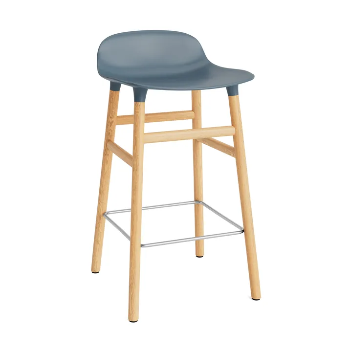 Form Chair baarijakkara Jalat tammea - sininen - Normann Copenhagen