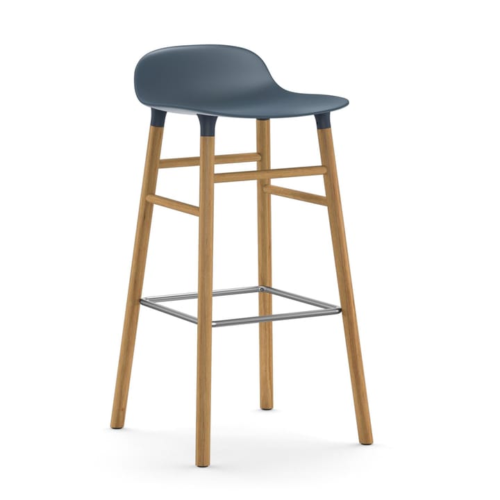 Form Chair baarijakkara Jalat tammea, sininen Normann Copenhagen