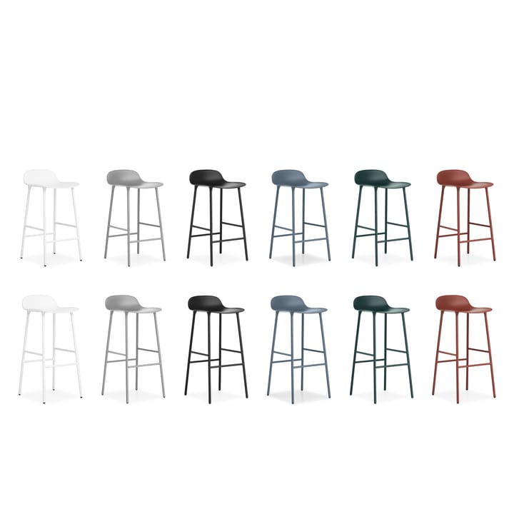 Form Chair baarijakkara metallijalat, Musta Normann Copenhagen