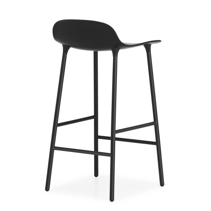 Form Chair baarijakkara metallijalat, musta Normann Copenhagen