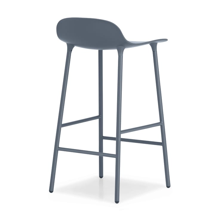 Form Chair baarijakkara metallijalat, sininen Normann Copenhagen