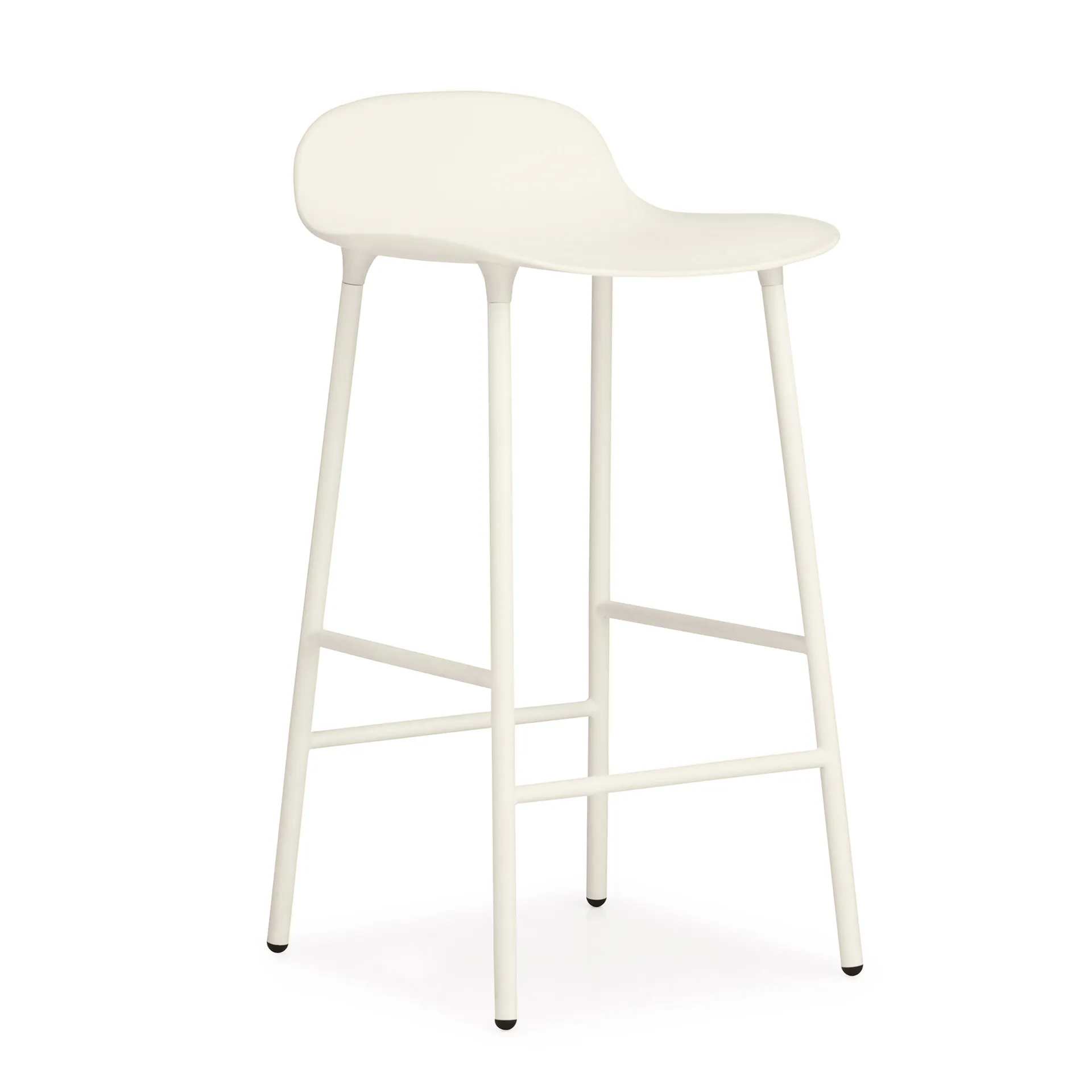 Form Chair baarijakkara metallijalat, valkoinen Normann Copenhagen