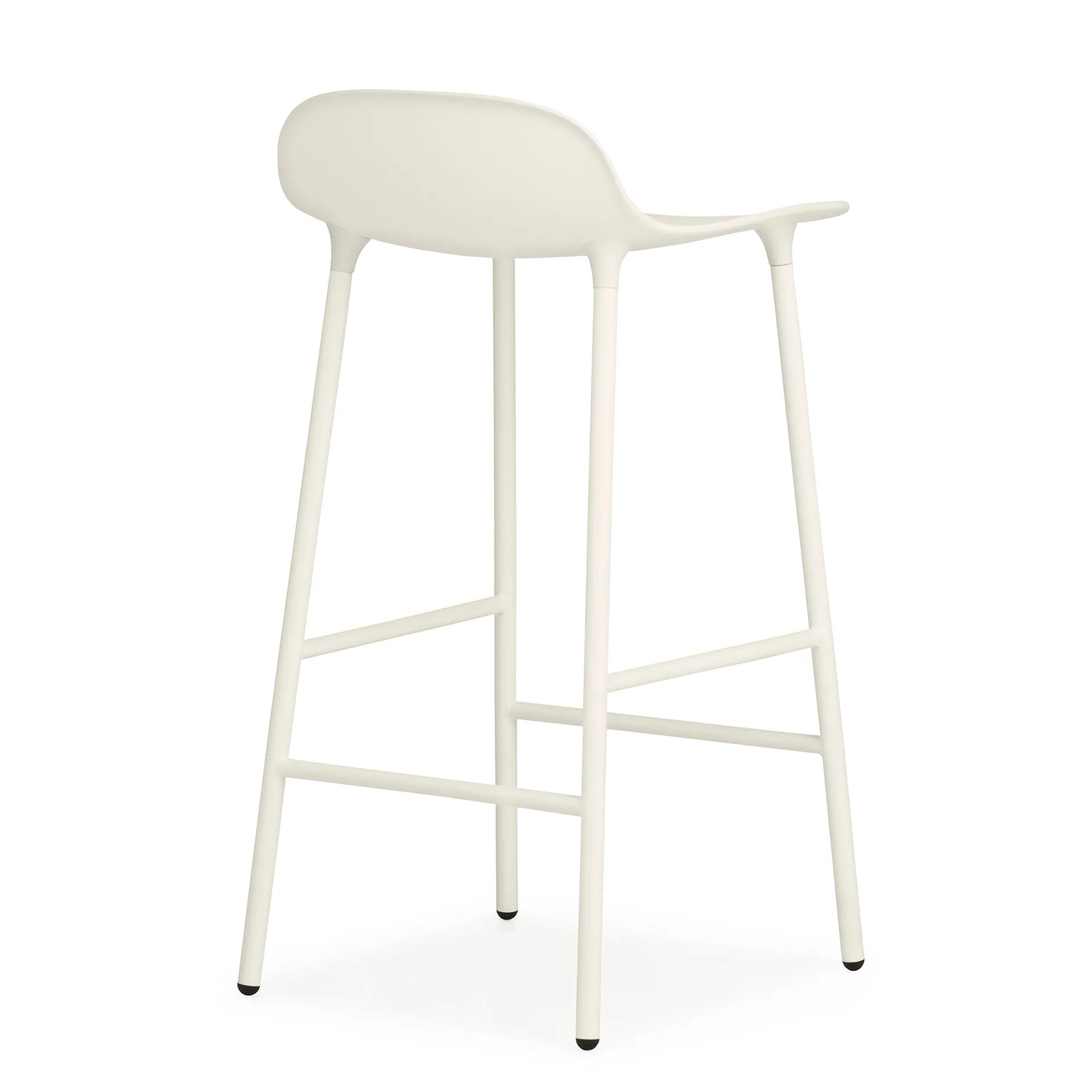 Form Chair baarijakkara metallijalat, valkoinen Normann Copenhagen