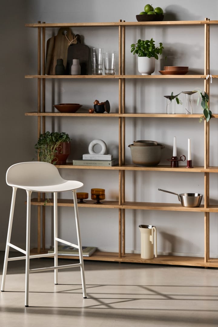 Form Chair baarijakkara metallijalat, valkoinen Normann Copenhagen