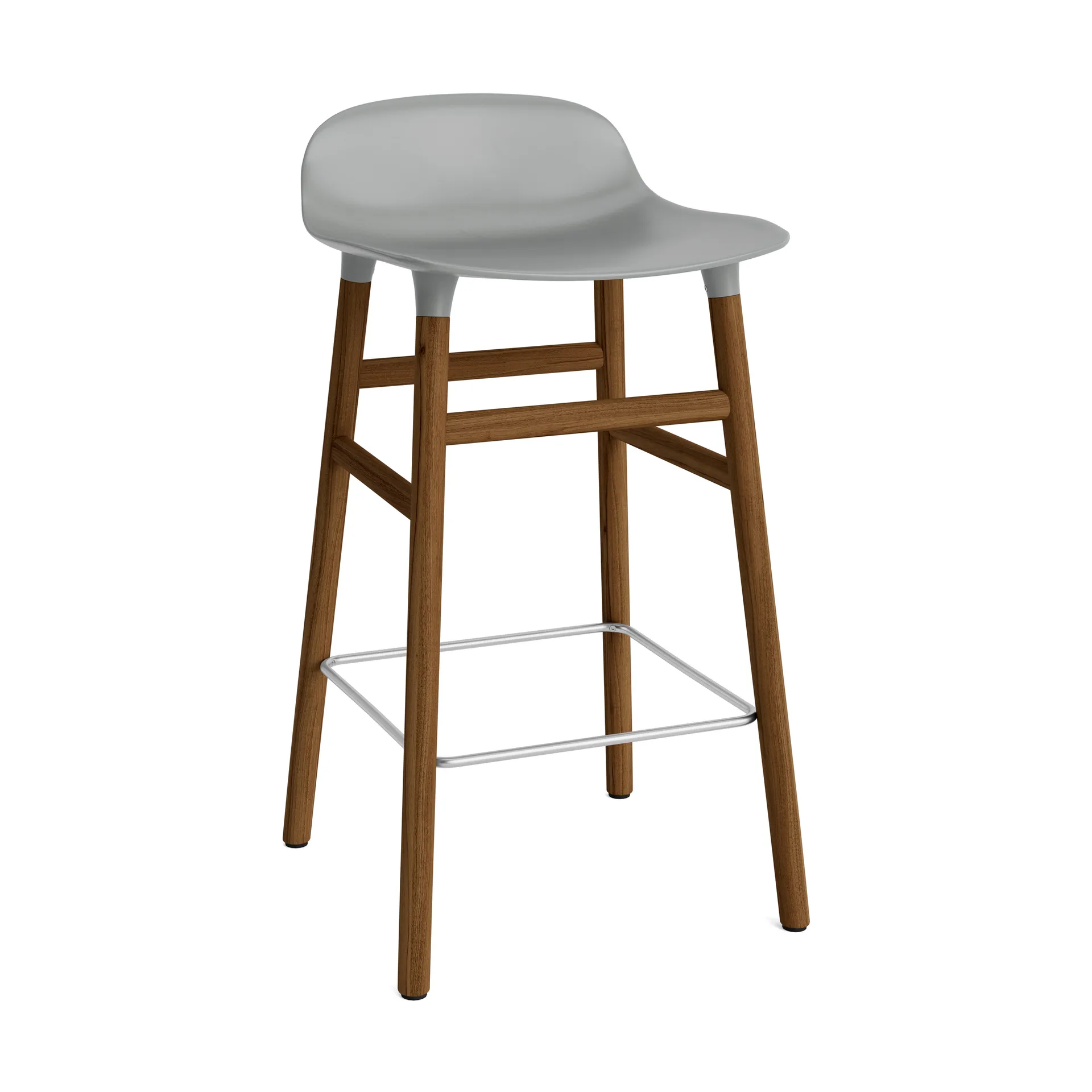 Form Chair baarijakkara pähkinäjalat, harmaa Normann Copenhagen