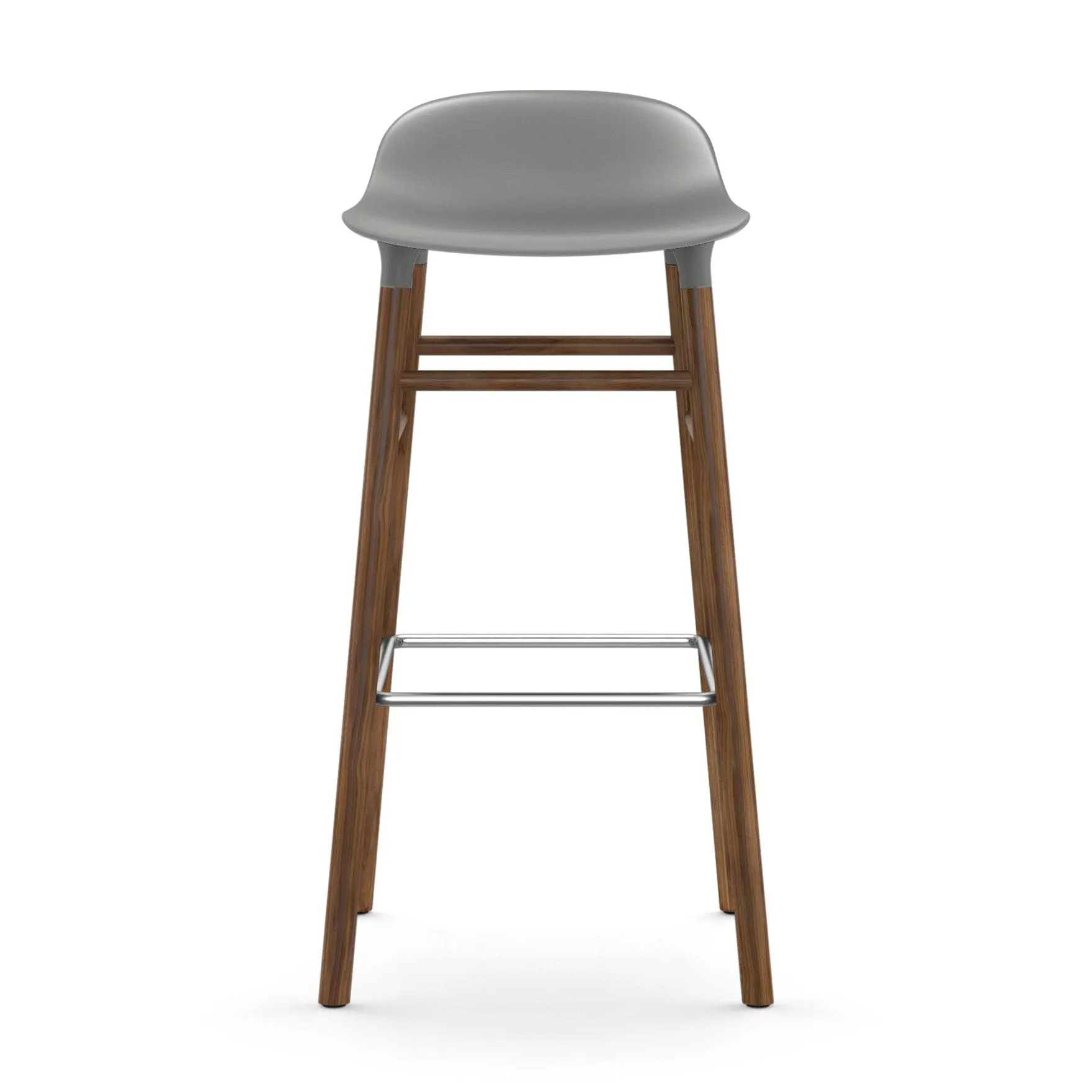 Form Chair baarijakkara pähkinäjalat, harmaa Normann Copenhagen