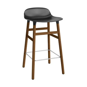Form Chair baarijakkara pähkinäjalat - musta - Normann Copenhagen