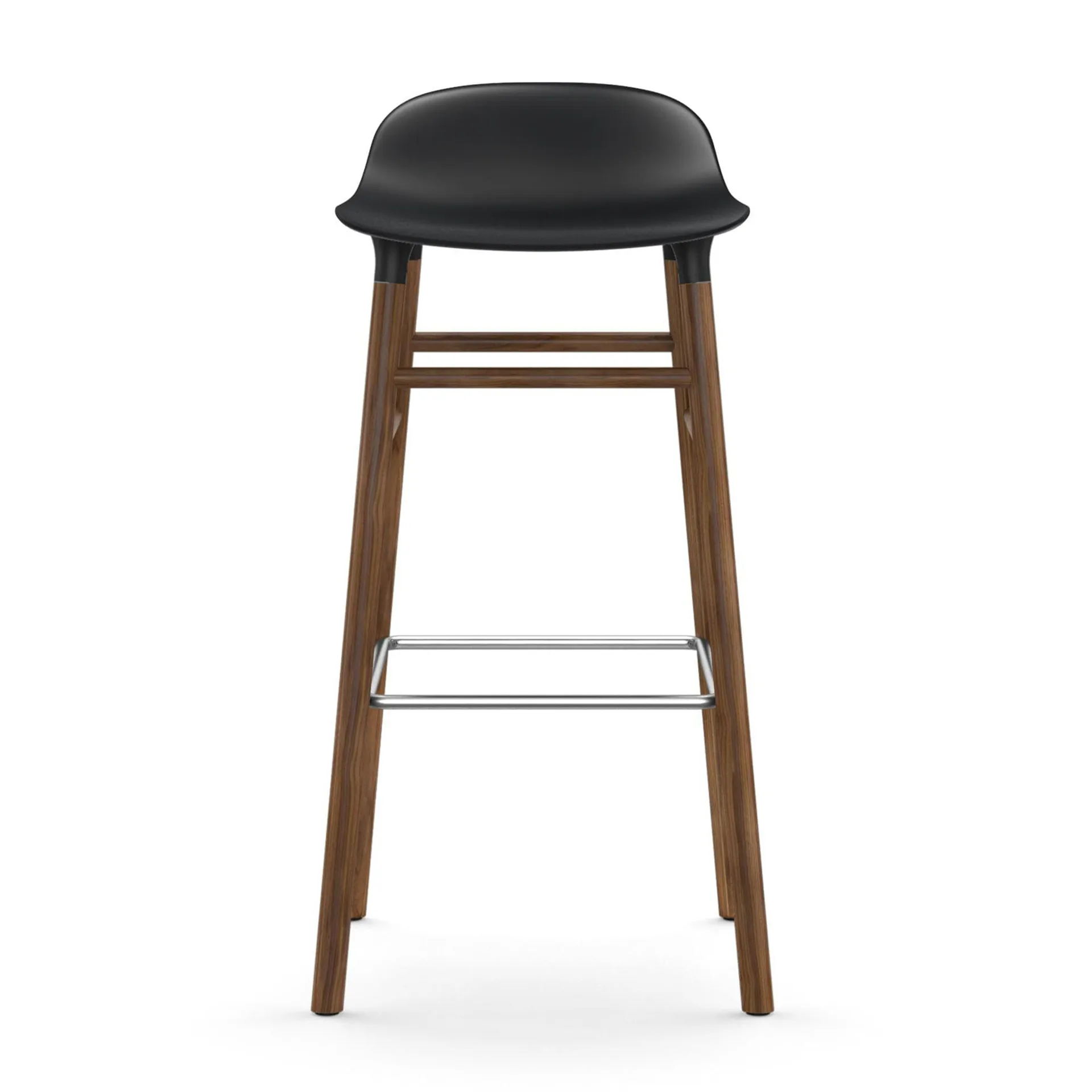 Form Chair baarijakkara pähkinäjalat, musta Normann Copenhagen
