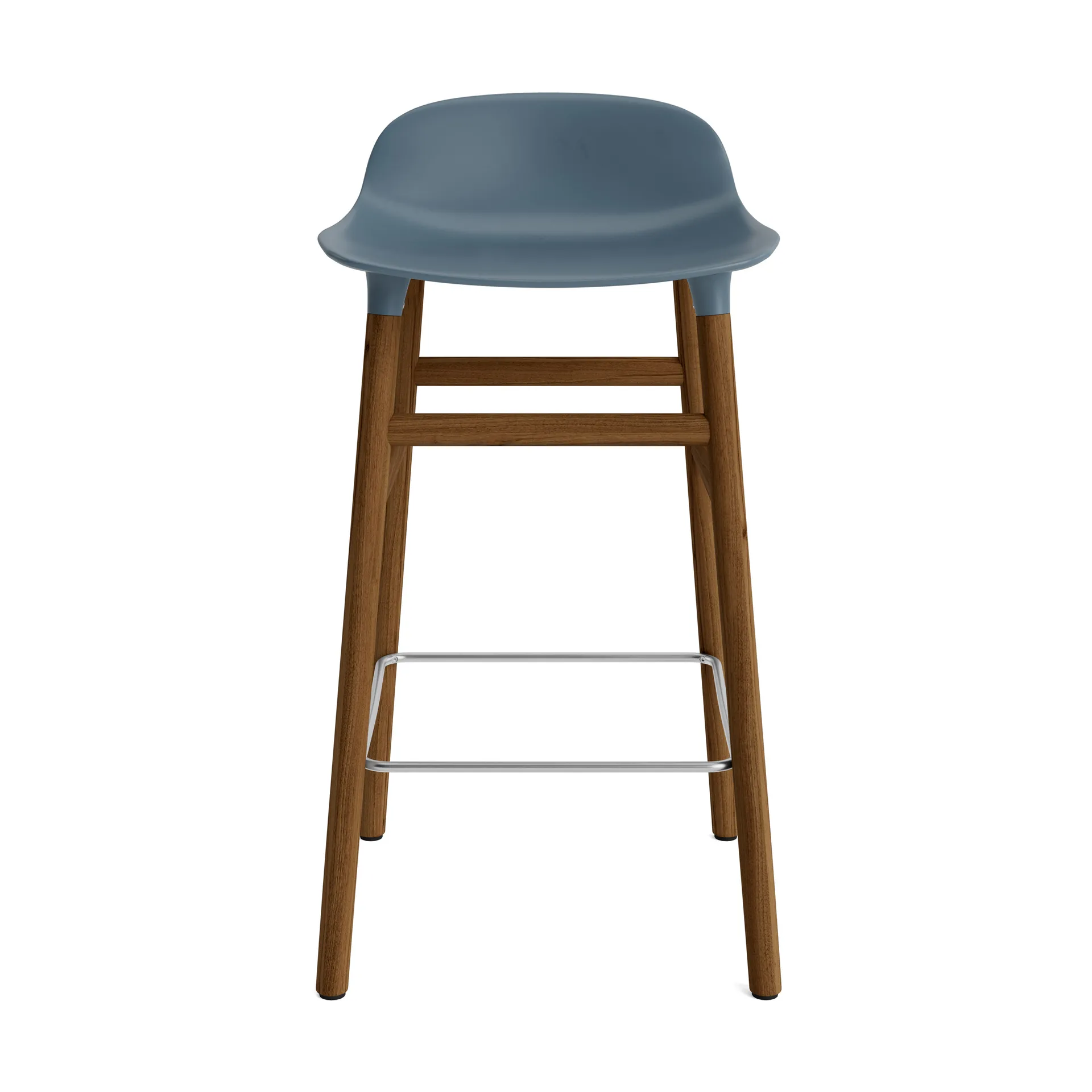 Form Chair baarijakkara pähkinäjalat, sininen Normann Copenhagen