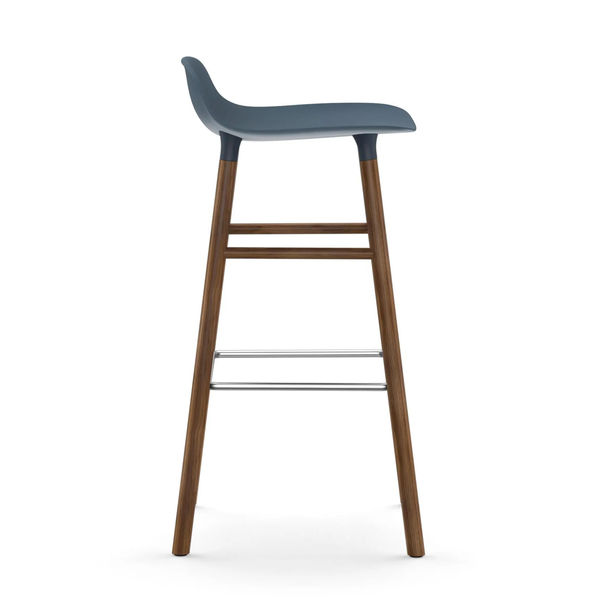 Form Chair baarijakkara pähkinäjalat, sininen Normann Copenhagen