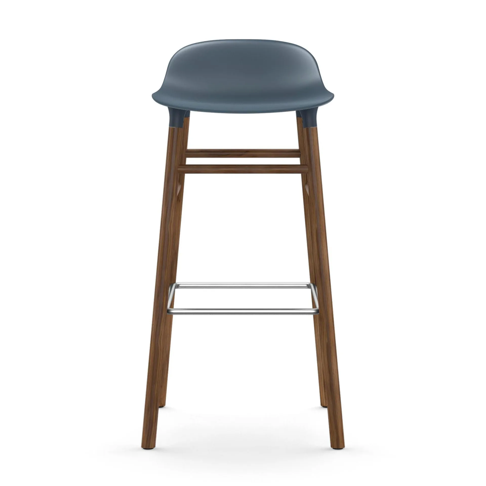 Form Chair baarijakkara pähkinäjalat, sininen Normann Copenhagen
