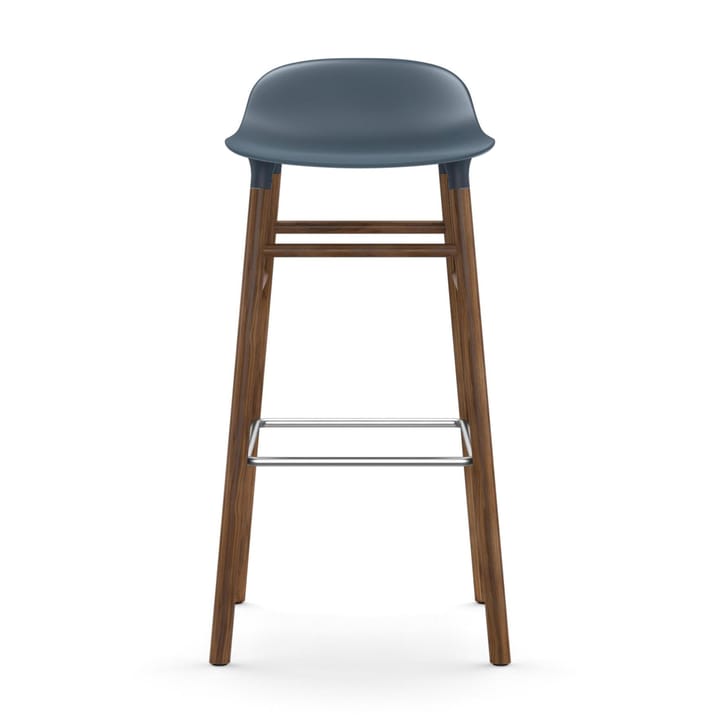 Form Chair baarijakkara pähkinäjalat, sininen Normann Copenhagen