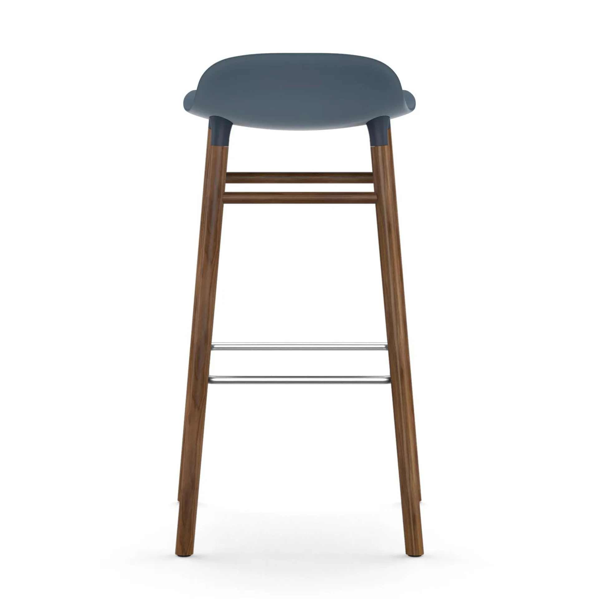 Form Chair baarijakkara pähkinäjalat, sininen Normann Copenhagen