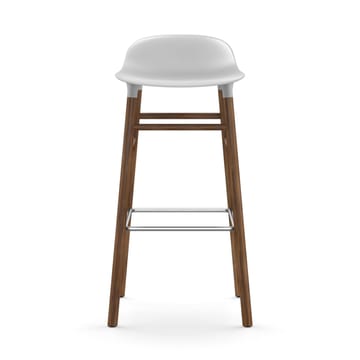 Form Chair baarijakkara pähkinäjalat - valkoinen - Normann Copenhagen