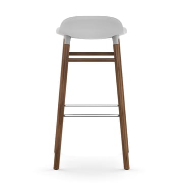Form Chair baarijakkara pähkinäjalat - valkoinen - Normann Copenhagen