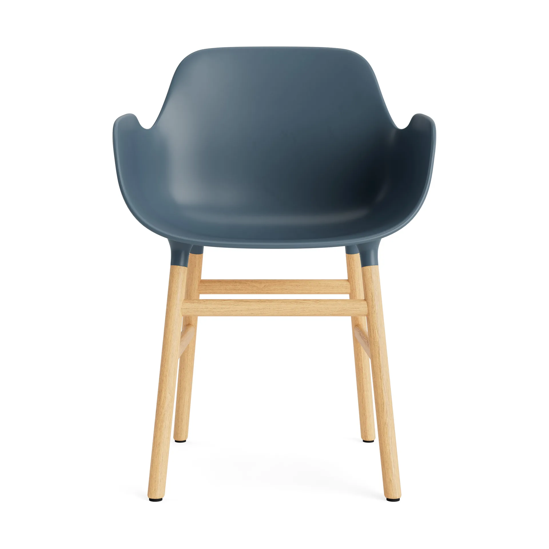 Form käsinojallinen tuoli, Blue, tammijalat Normann Copenhagen