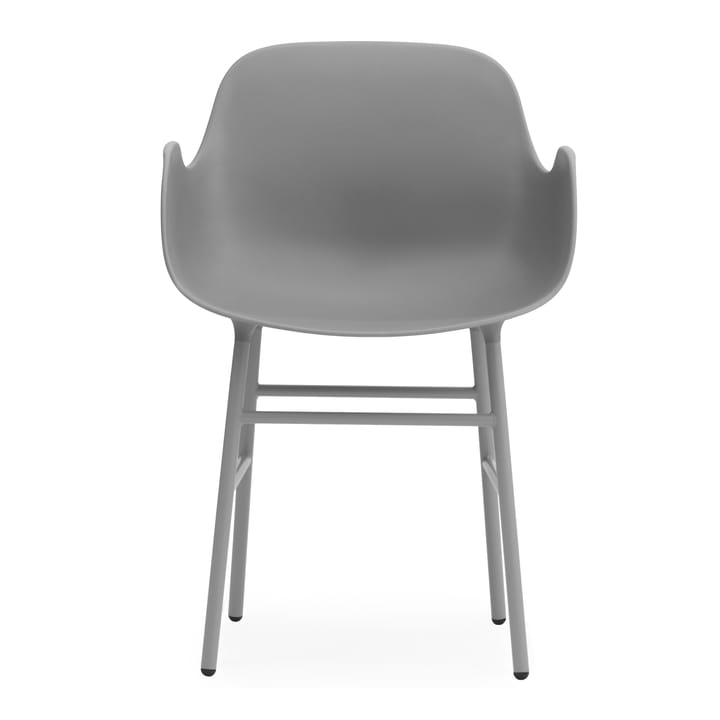 Form käsinojallinen tuoli metallijalat, Harmaa Normann Copenhagen