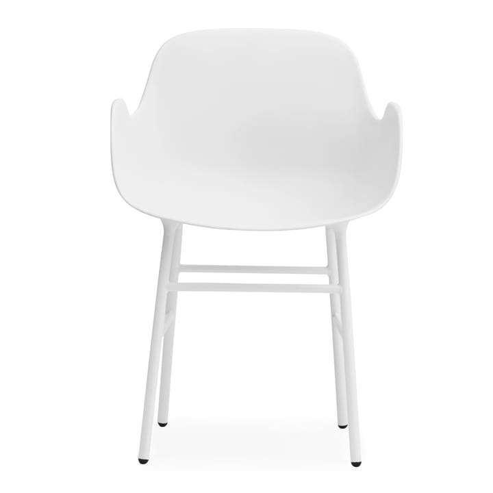 Form käsinojallinen tuoli metallijalat, Valkoinen Normann Copenhagen