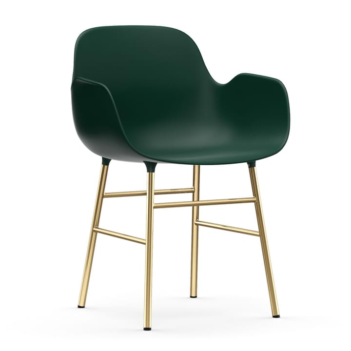 Form nojatuoli messinkijalat - Vihreä - Normann Copenhagen