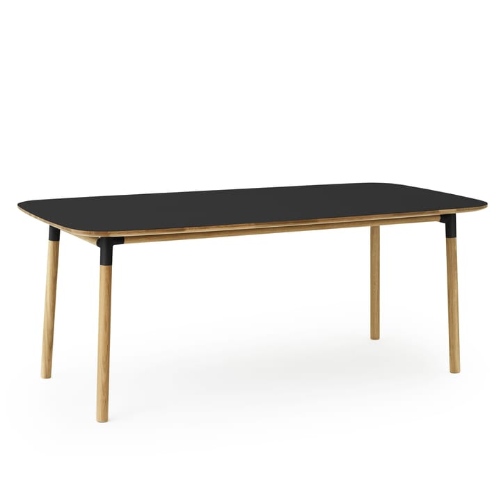 Form pöytä 95x200 cm, musta Normann Copenhagen