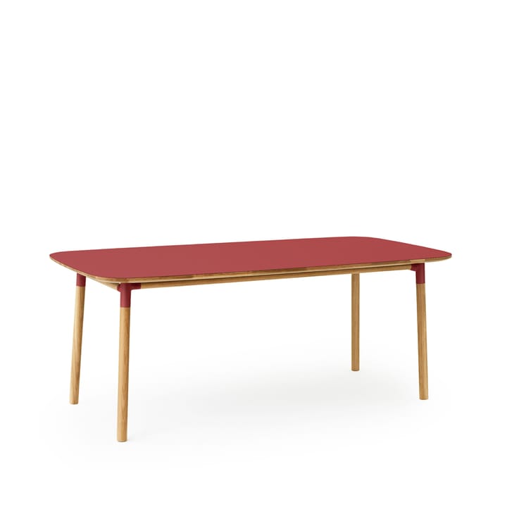 Form ruokapöytä - Red, tammijalat, 95 x 200 cm - Normann Copenhagen