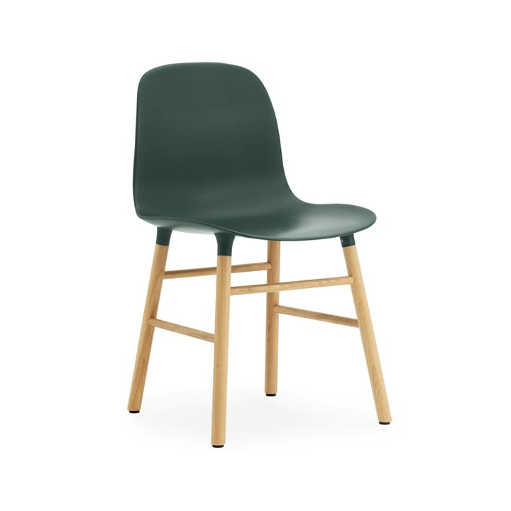 Form tuoli, Green, tammijalat Normann Copenhagen
