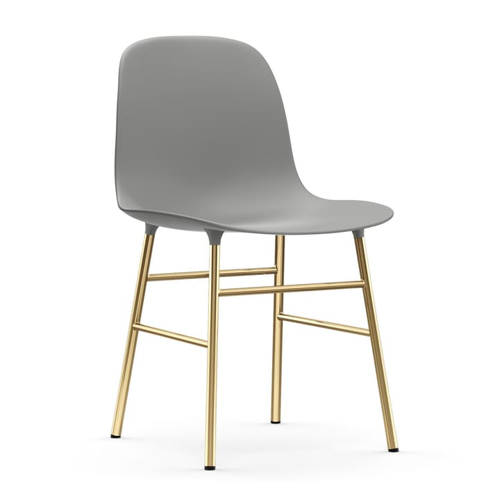 Form tuoli messinkijalat - Harmaa - Normann Copenhagen