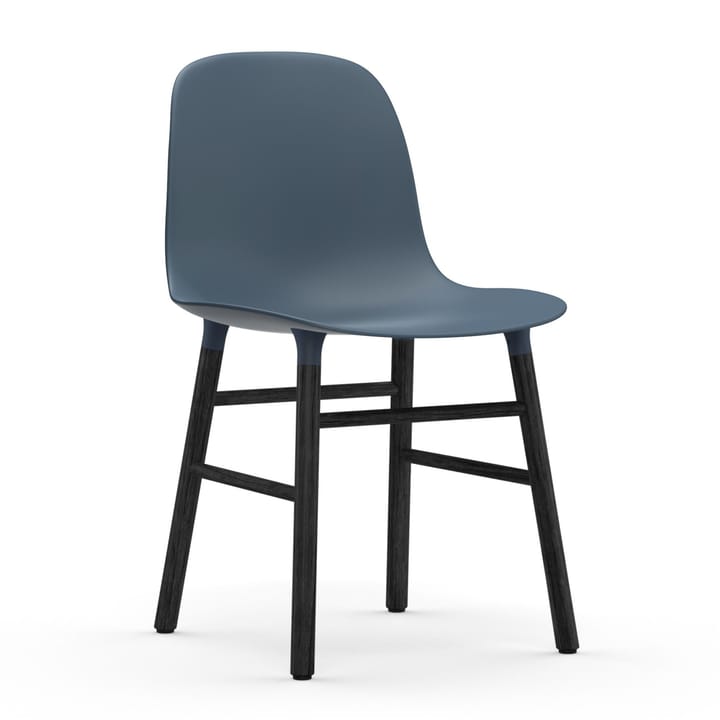 Form tuoli mustat jalat - Sininen - Normann Copenhagen