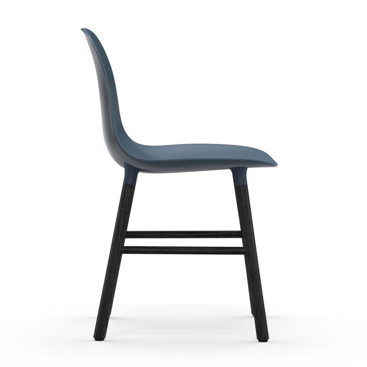 Form tuoli mustat jalat, Sininen Normann Copenhagen