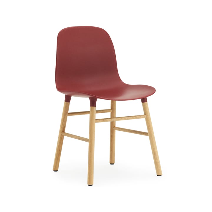 Form tuoli - Red, tammijalat - Normann Copenhagen