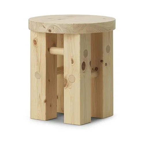Fyr pyöreä jakkara 45 cm, Pine, Ø40x45 cm Normann Copenhagen
