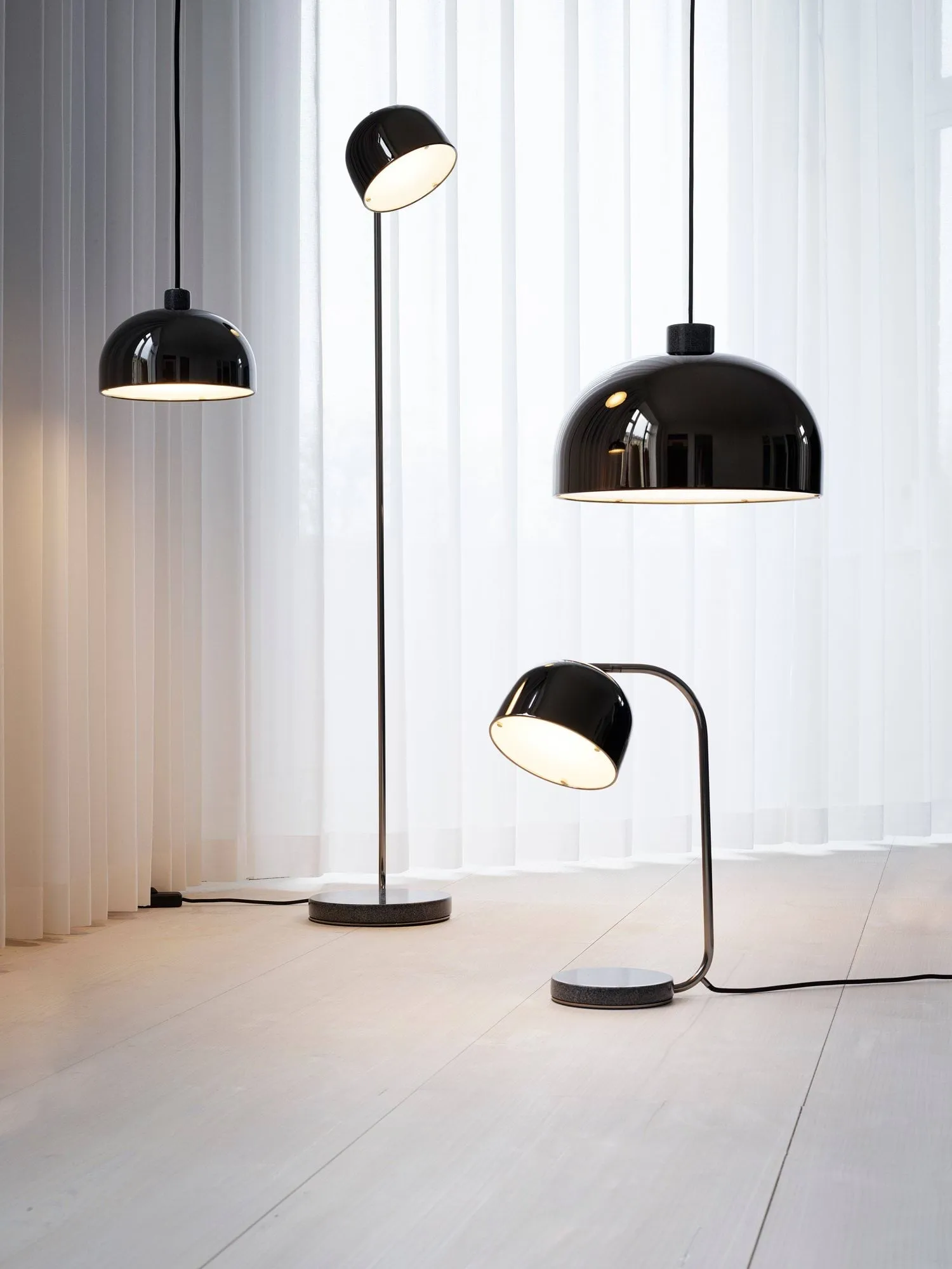 Grant riippuvalaisin, Black, suuri - teräs, graniitti Normann Copenhagen