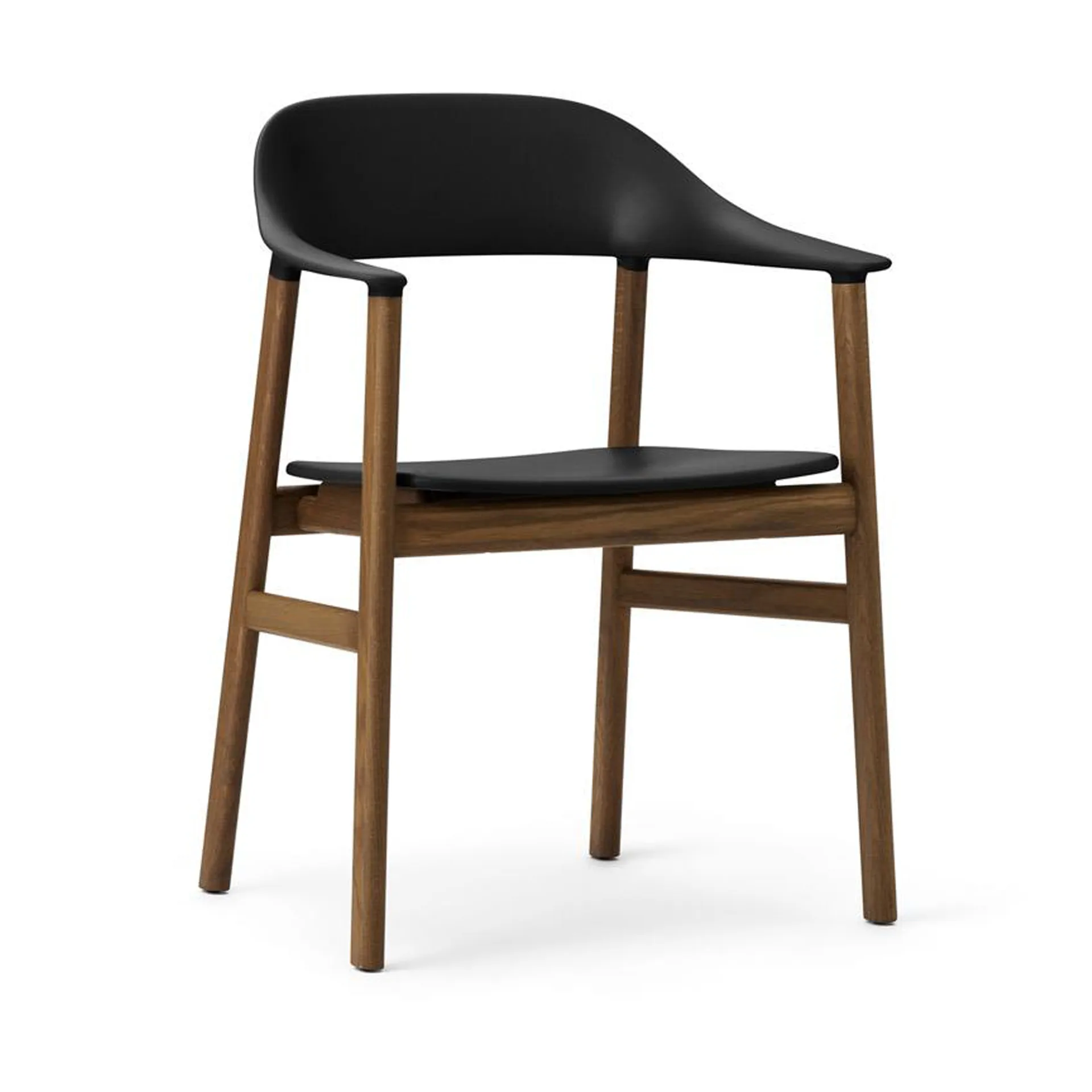 Herit käsinojatuoli savutammi, Musta Normann Copenhagen